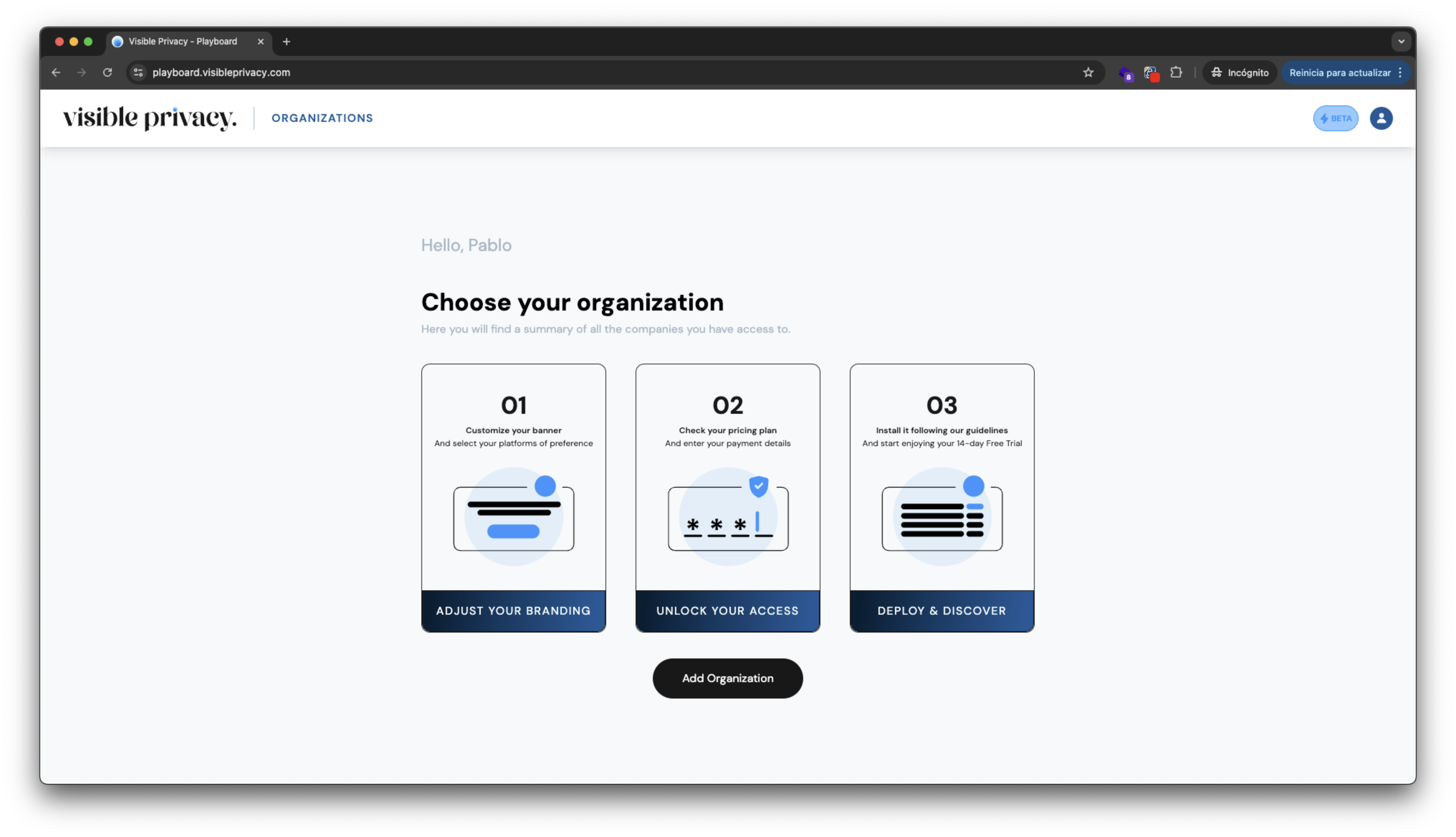 Visible Privacy Playboard